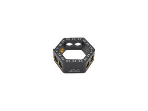 ARROWMAX DroopGauge3.6-7.0MM(0.2MM)BlackGolden-A臂下限测量尺