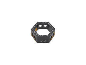 ARROWMAX DroopGauge3.6-7.0MM(0.2MM)BlackGolden-A臂下限测量尺