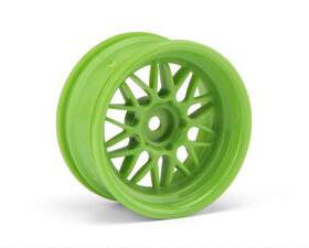 HPI HRE C90 WHEEL 26MM GREEN (6MM OFFSET/2PCS)106772