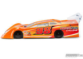 PROTOFORM Cyclone 9.5 Clear Body for Dirt Oval Late Model