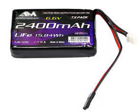 ARROWMAX AM Lipo 2400mAh 6.6V For Futaba 4PK/4PX/4PV/7PX