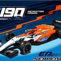 Serpent 蛇仔 F190 1/8 4wd EP  Kit 300030