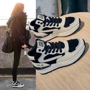 百搭ins运动鬼步舞女阿甘2025年春秋老爹鞋 冬季 高帮爆款 新款 潮鞋