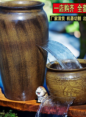家用流水缸阳台增氧循环