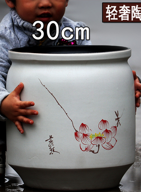 白色陶瓷花盆三角梅吊兰盆景盆多肉绿植陶盆室内月季盆简约老桩盆