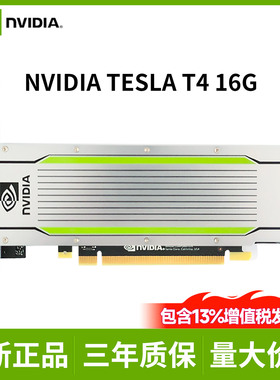 NVIDIA英伟达特斯拉Tesla T4显卡A100深度学习H100服务器AI计算卡