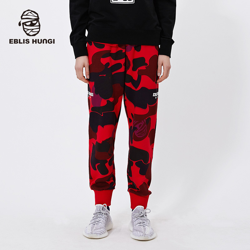 木乃伊迷彩休闲裤