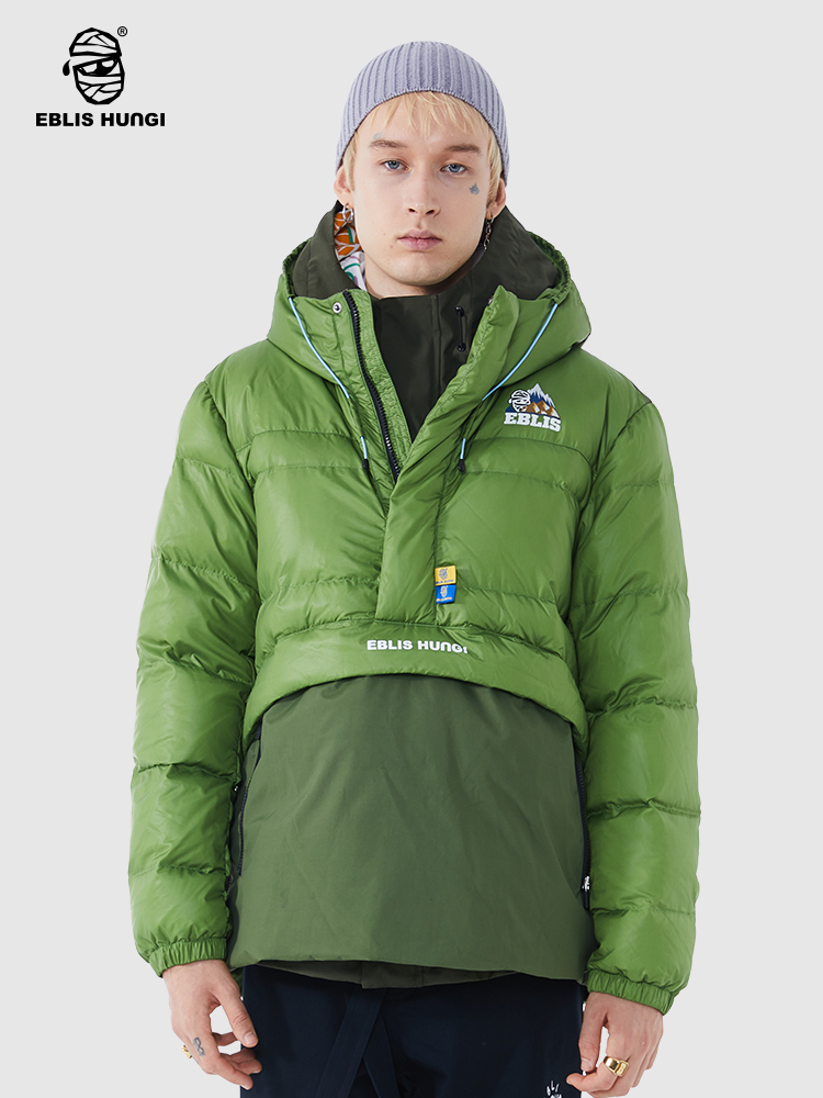 Eblishungi原创国潮连帽羽绒服