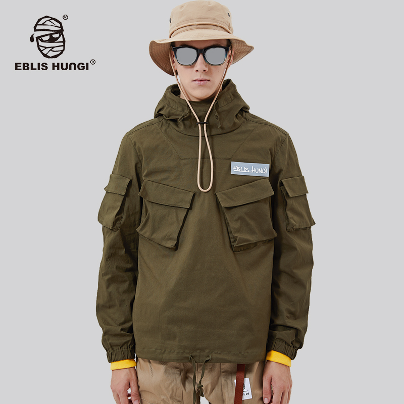 Eblishungi木乃伊国潮风衣外套