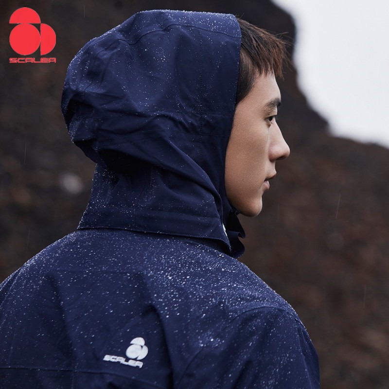 思凯乐户外登山防风御寒保暖男女羽绒内胆两件套冲锋衣三合一外套