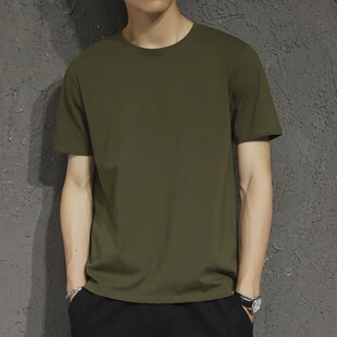 2024宽松修身简约韩版潮流休闲气质款打底衫上衣小码男装短袖体恤