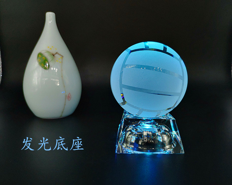 水晶排球工艺品家居送同学赛事