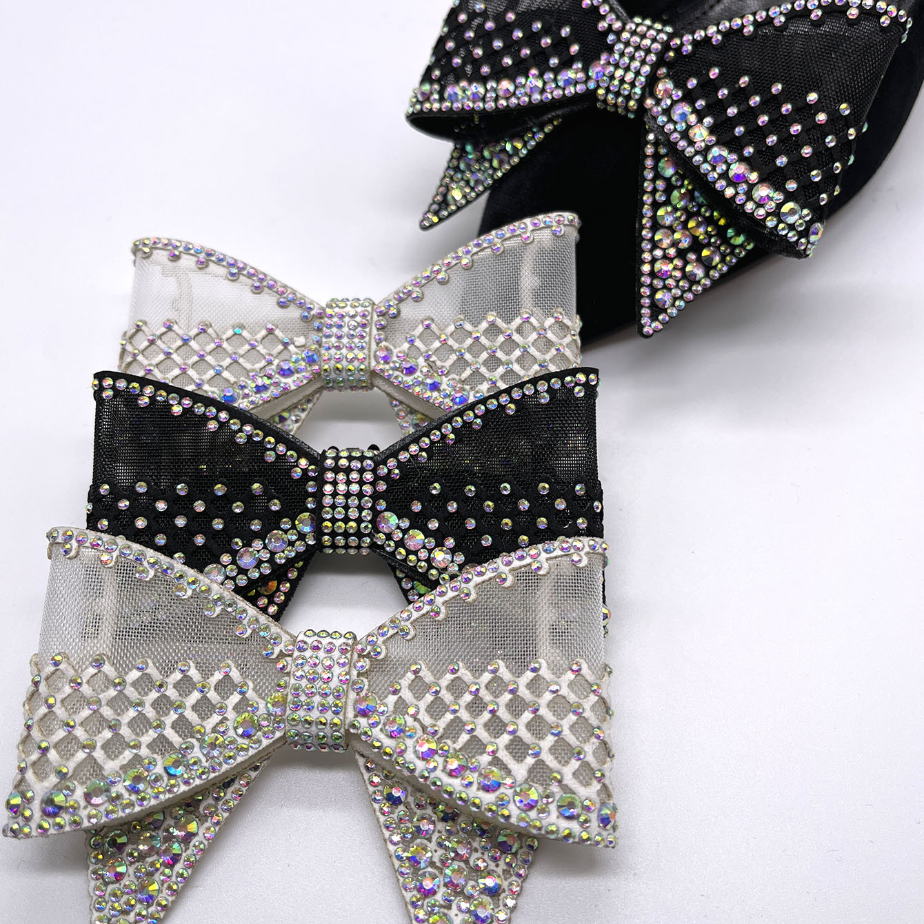 韩版百搭可拆卸水钻鞋蝴蝶结鞋花饰品配件diy时尚鞋扣鞋夹鞋装饰