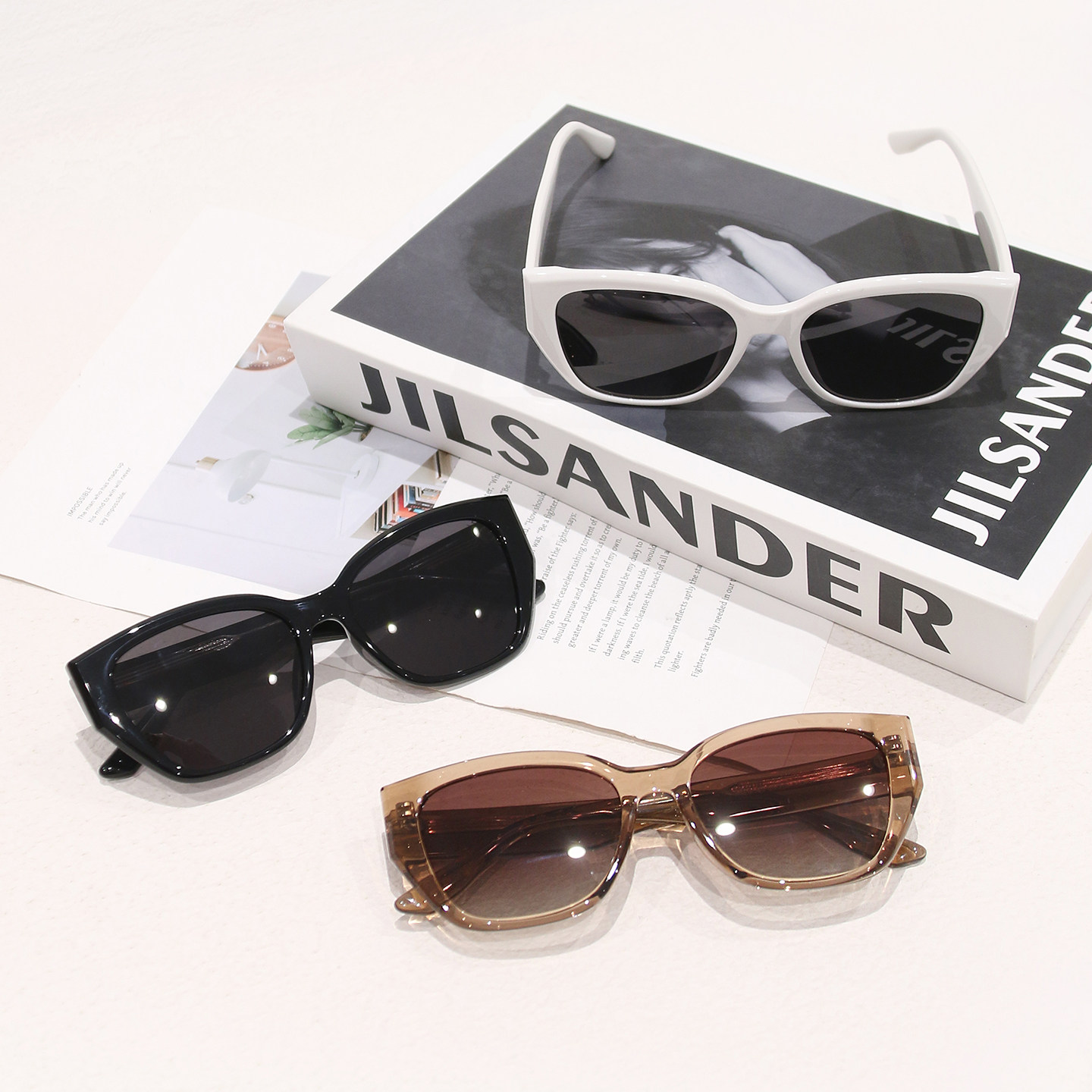 韩国高级感复古方框太阳镜男女防uv遮阳偏光墨镜防晒显脸小眼镜潮