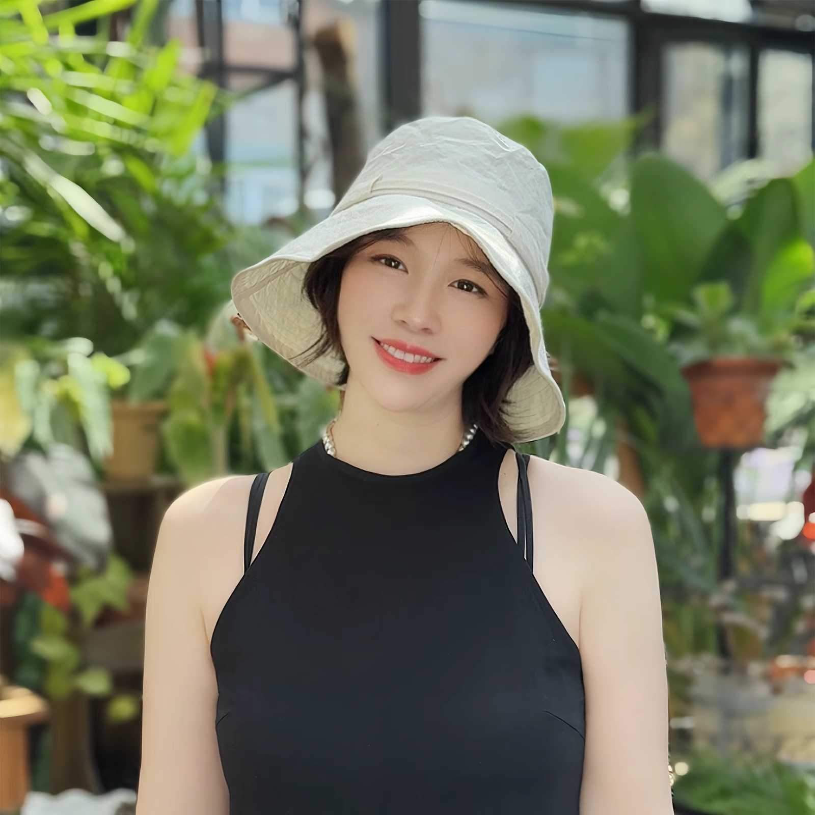 女春夏新款轻薄防风速干渔夫帽潮