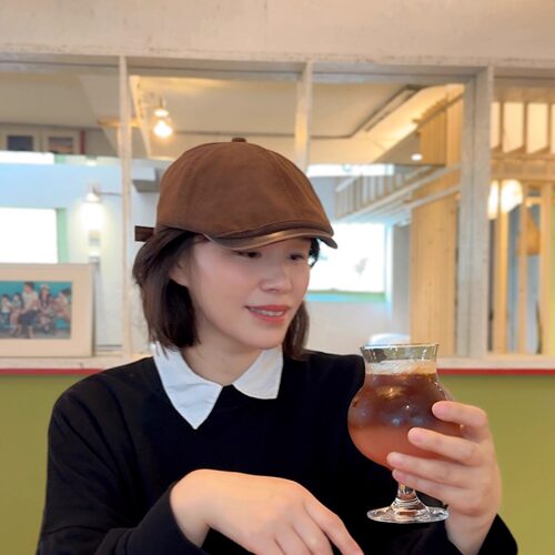 男女复古中性风前进帽灯芯绒帽子