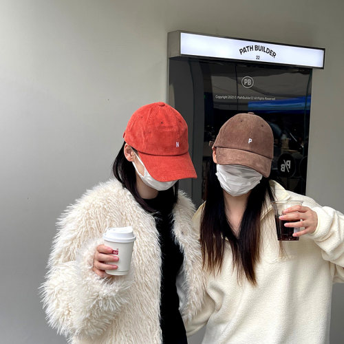 韩国代购鸭舌帽女秋冬帅气显脸小