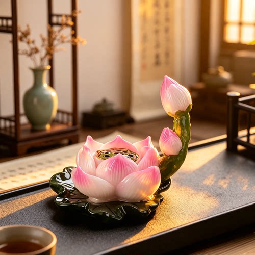 非遗手工陶瓷变色茶宠可养小摆件