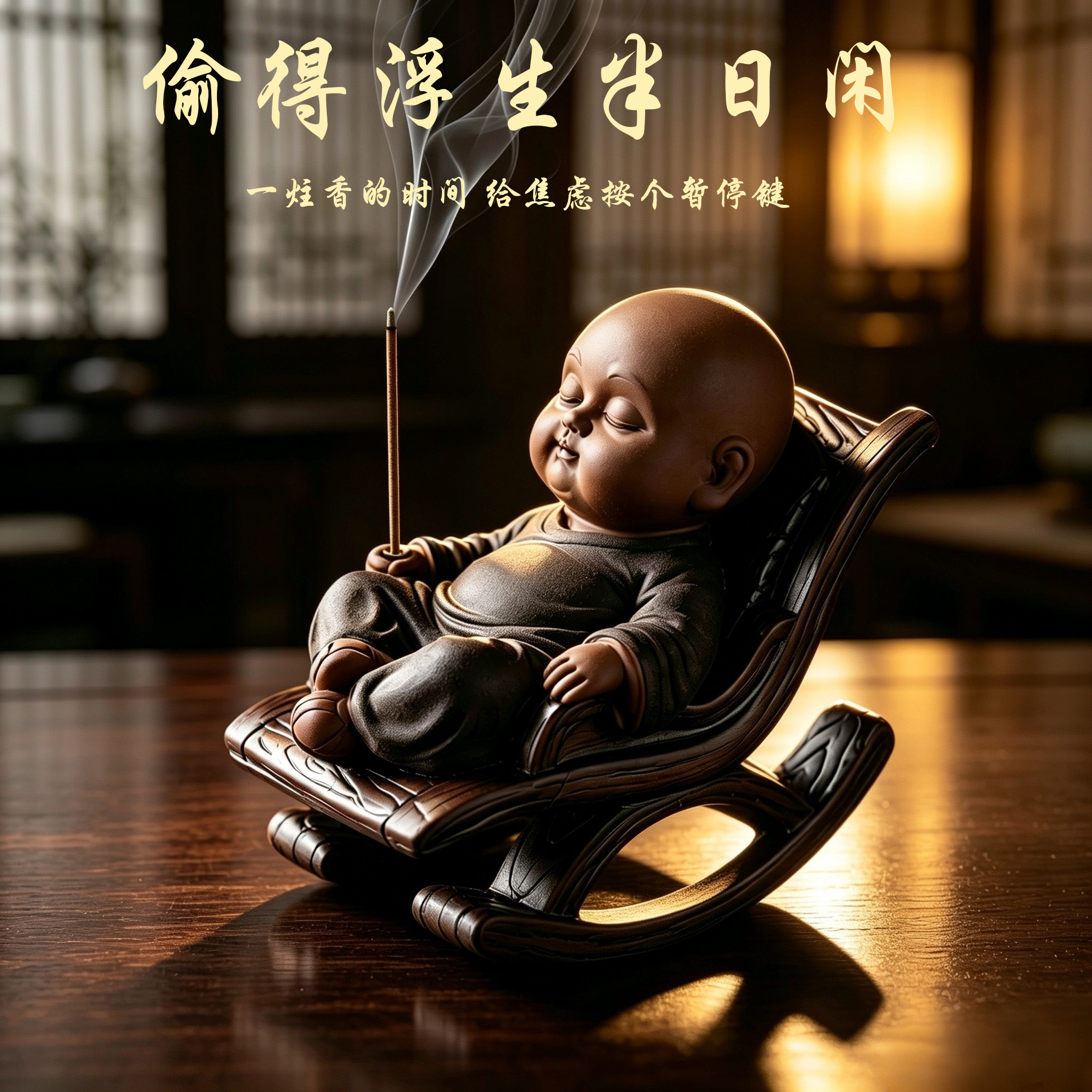 禅意紫砂小和尚茶宠摆件可送礼