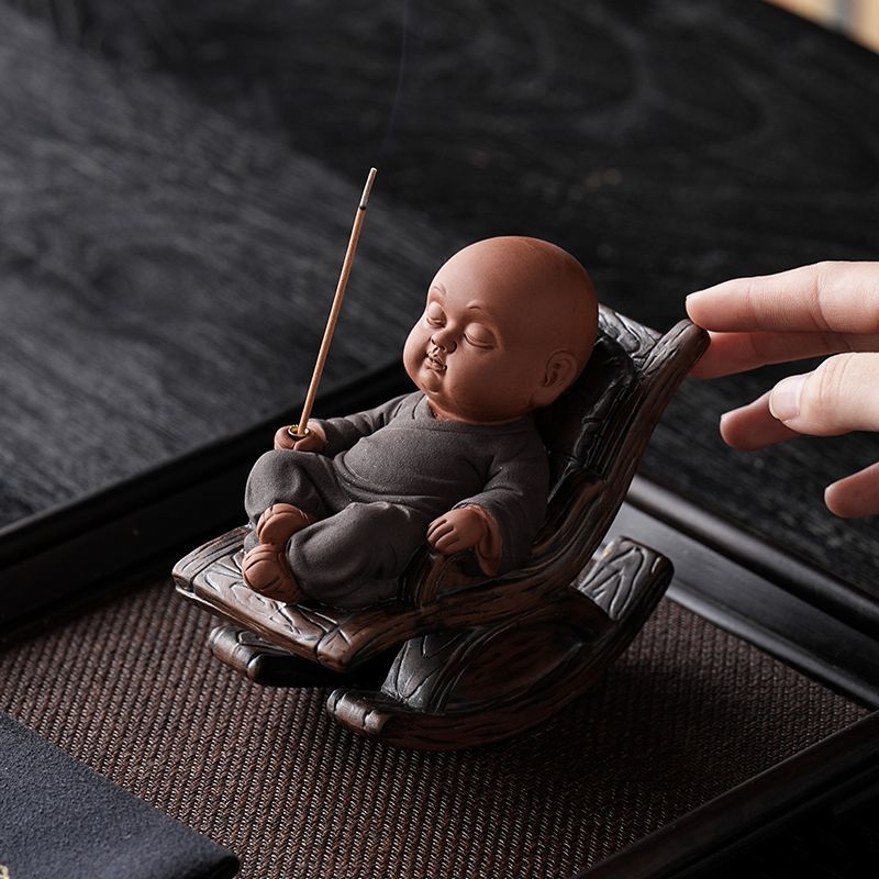 礼盒装紫砂小和尚茶宠精品可养