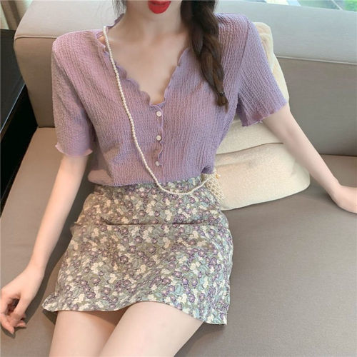 两件套装女显瘦短裙套装