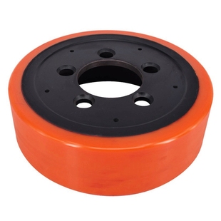 电动叉车轮中力合力力达电动叉车配件驱动轮主动轮248*75孔80大轮
