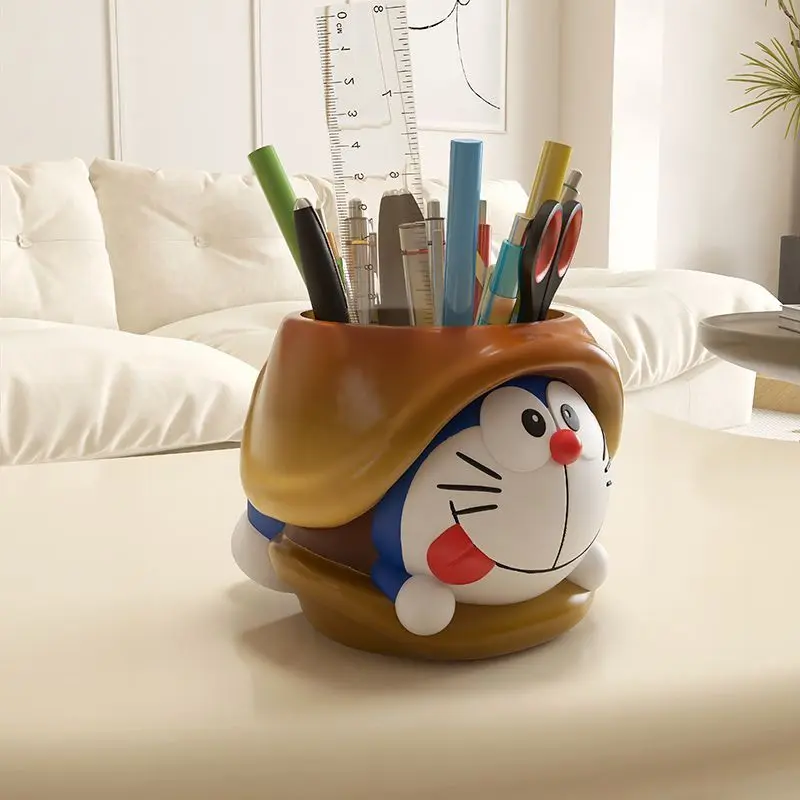 創意可愛哆啦A夢筆筒收納盒
