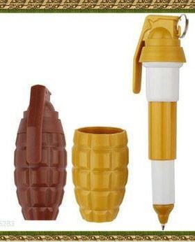 pen奖励手雷笔手雷弹笔手榴弹笔 军师模拟延长伸缩配饰武器圆珠笔