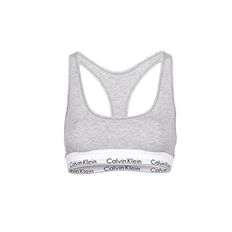 CALVIN KLEIN Y型背带工字无胸垫女文胸 女款 灰色F3785E