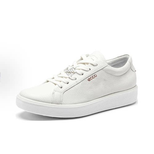 ecco爱步柔酷60周年头层牛皮简约休闲舒适低帮板鞋21920301007