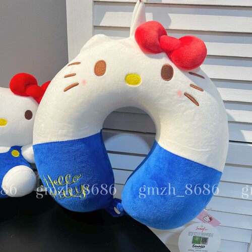 新品红蓝白经典hellokittyU型枕