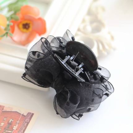 韩版蝴蝶结抓夹中号发抓发夹发卡马尾夹头花头饰品发饰M1919