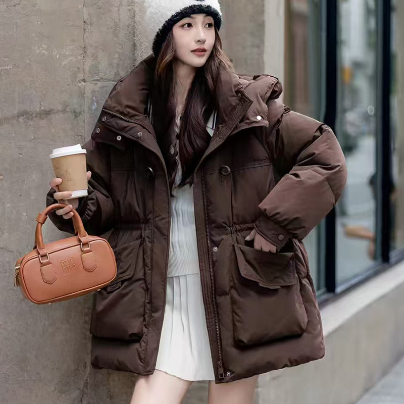 加倍温暖！新款90白鸭绒保暖百搭加厚中长款连帽羽绒服外套892F36,女装/女士精品,羽绒服,淘宝优惠券,粉丝福利购,淘宝优惠卷