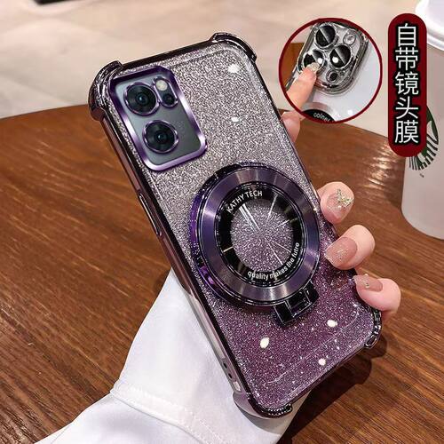 适用OPPOReno13FS 5G国际版手机壳新款reno15RenoMax钢化膜透明保护套Reno16海外版硅胶软防摔Reno14F全包边