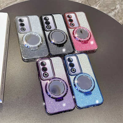 适用OPPO A3Pro 5G海外版手机壳A80 5G国际版闪粉水钻防摔软CPH2639硅胶全包保护套个性创意卡通可爱情侣新款