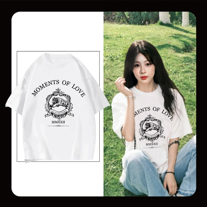 去有风的地方杨紫刘亦菲明星同款短袖T恤女夏季字母印花半袖上衣