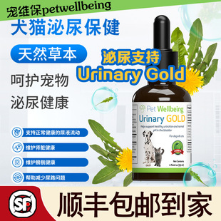 PetWell宠维保健猫泌尿支持 Urinary Gold针对猫泌尿问题