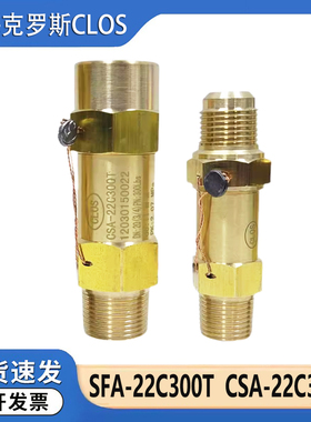 上海克罗斯CLOS安全阀CSA-22C300T冷冻机空调蒸发器制冷安全阀