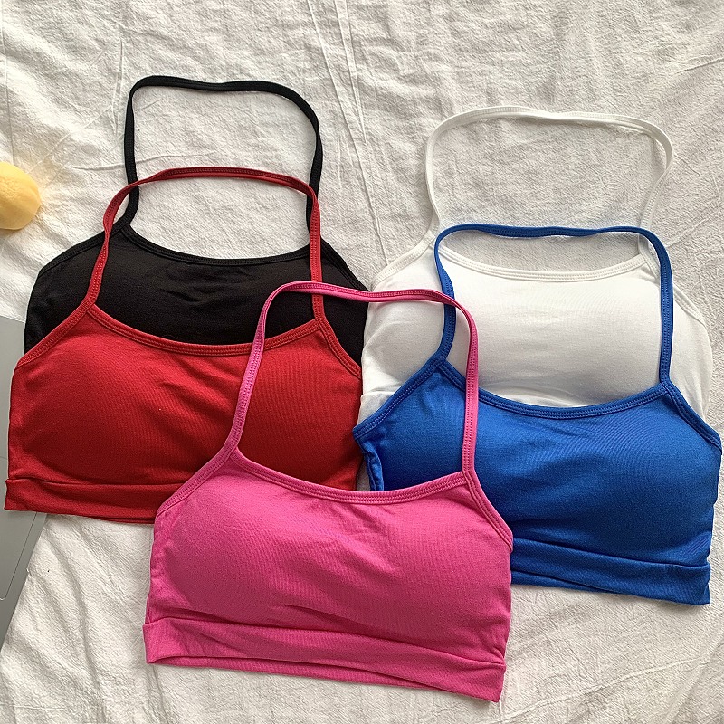 带胸垫收腰外穿夏季上衣短款性感