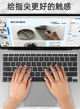 新款苹果MacBook Air13笔记本键盘膜全透明Apple电脑配件Air13.3寸A2179键盘保护贴膜防水pro13防尘垫