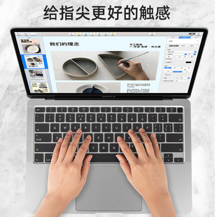 Air13笔记本键盘膜全透明Apple电脑配件Air13.3寸A2179键盘保护贴膜防水pro13防尘垫 新款 苹果MacBook
