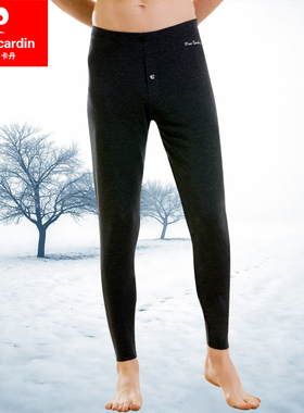 皮尔卡丹男士薄款保暖裤wp774140