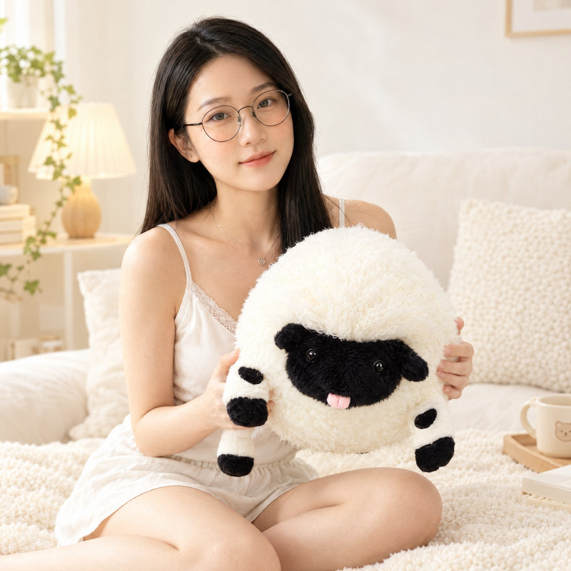 超萌小羊公仔陪伴玩偶送礼