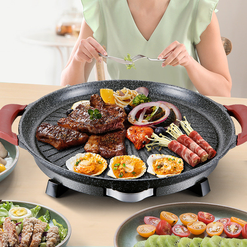 采购产品烧烤盘，电烤架，电烤架，家用烧烤锅，韩国烧烤机，不粘