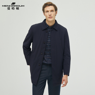 中长款 新品 毛皮上衣翻领水貂毛皮保暖尼克服 蔓哈顿冬季 MENHARDUM