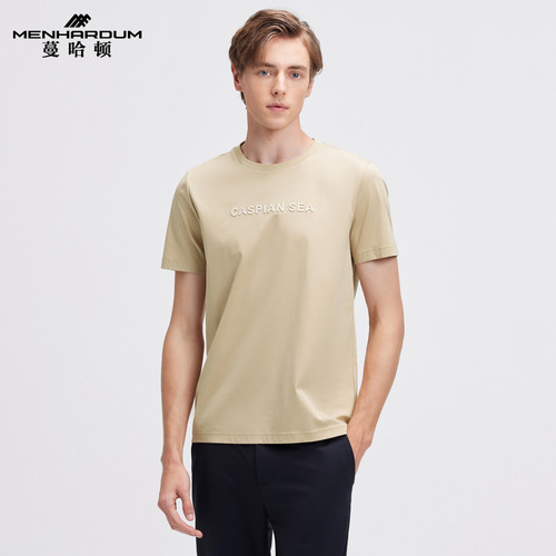 蔓哈顿纯色短袖简约T恤