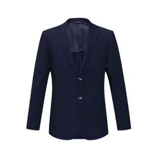 MENHARDUM/蔓哈顿春装新品莱赛尔混纺西装时尚儒雅商务平驳领西服