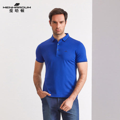 夏季新款高端商务吸湿透气短袖