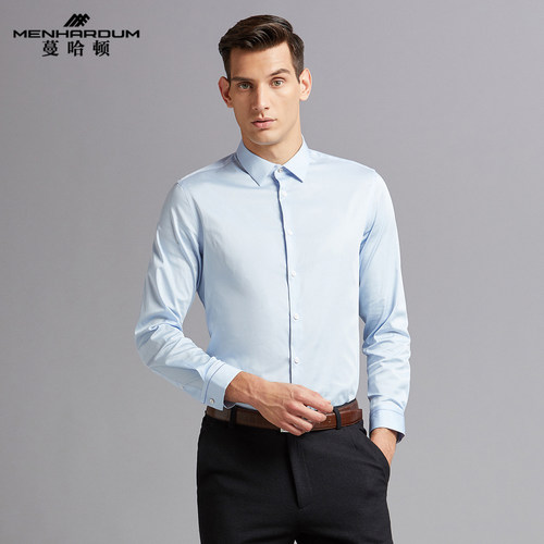 蔓哈顿新款商务正装弹力职业衬衫