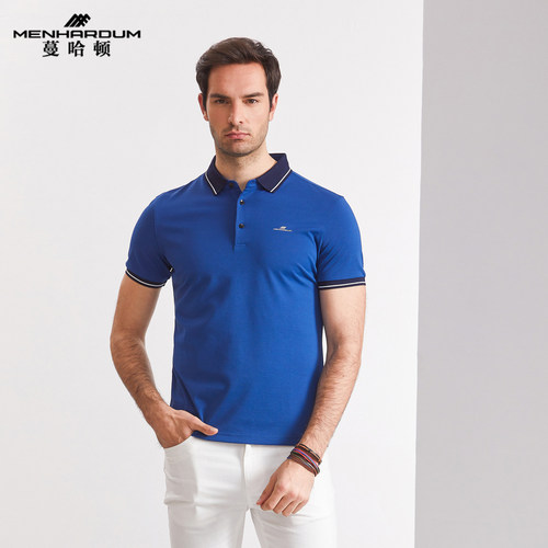 蔓哈顿高端商务休闲POLO衫百搭